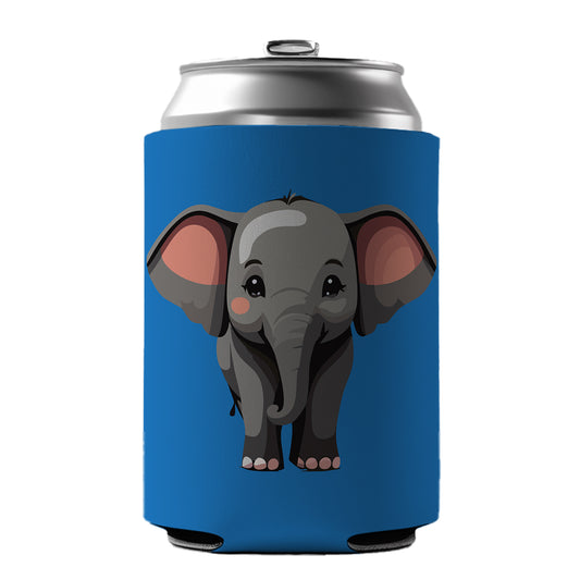 Elephant Cute Standing Can Cooler Beer Soda Drink Insulated Holder Sleeve Hugger