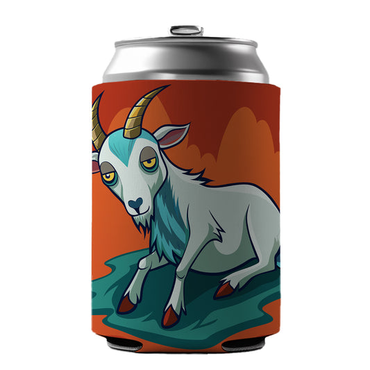 Fainting Goat Funny Can Cooler Beer Soda Drink Insulated Holder Sleeve Hugger