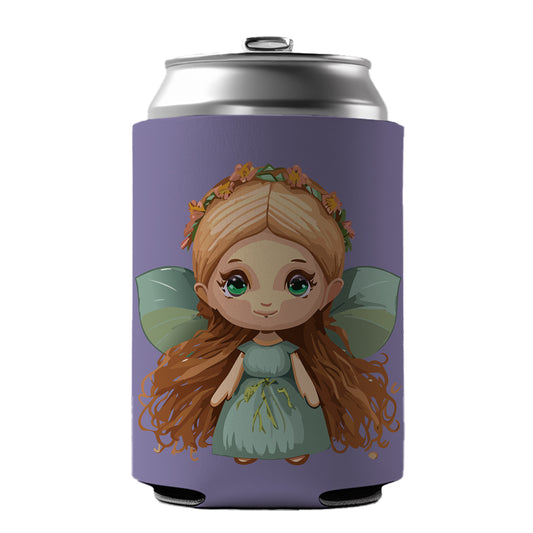 Fairy Cottagecore Pixie Can Cooler Beer Soda Drink Insulated Holder Sleeve Hugger