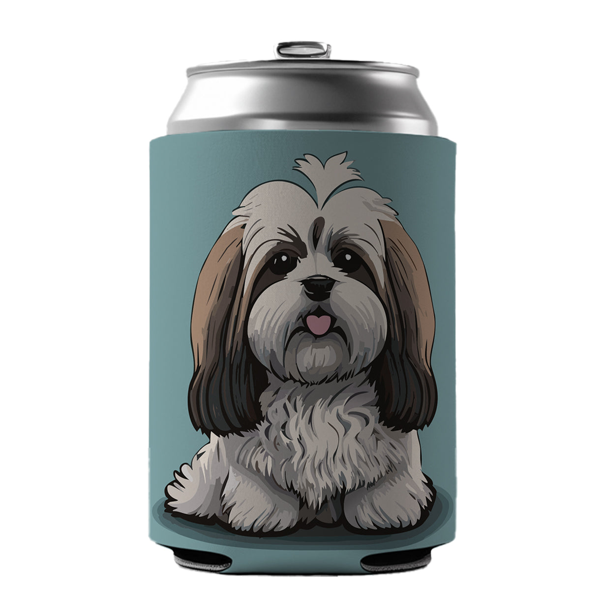 Havanese Dog Sitting Can Cooler Beer Soda Drink Insulated Holder Sleeve Hugger