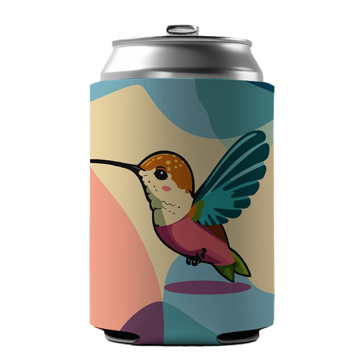 Hummingbird Cute Can Cooler Beer Soda Drink Insulated Holder Sleeve Hugger