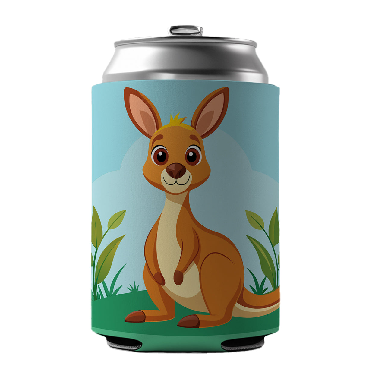 Kangaroo Cute Can Cooler Beer Soda Drink Insulated Holder Sleeve Hugger