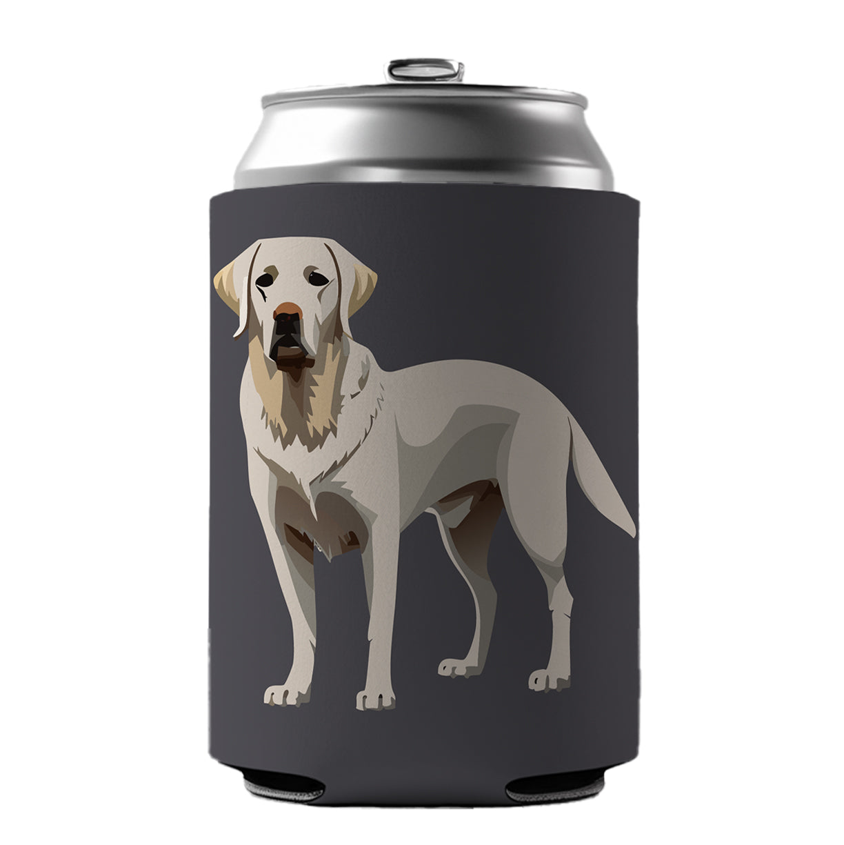 Labrador Retriever Dog Standing Can Cooler Beer Soda Drink Insulated Holder Sleeve Hugger