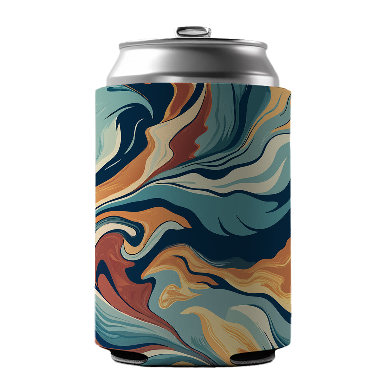 Marble Design Can Cooler Beer Soda Drink Insulated Holder Sleeve Hugger