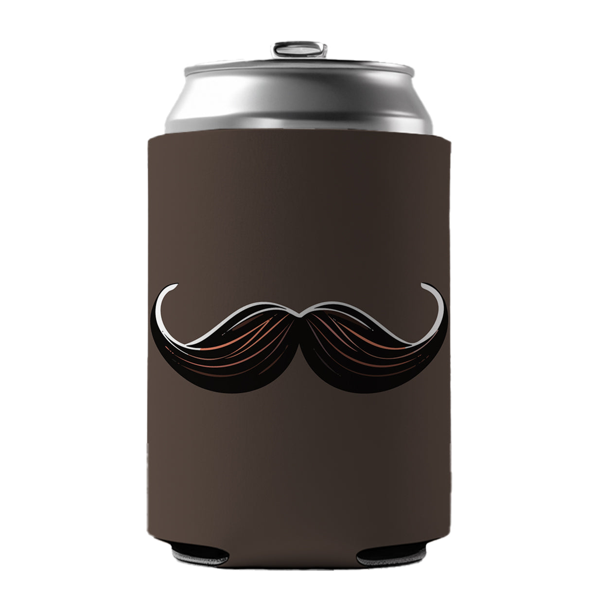 Mustache Funny Can Cooler Beer Soda Drink Insulated Holder Sleeve Hugger