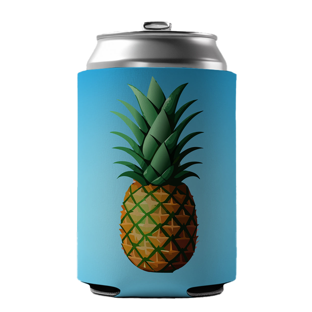 Pineapple Tropical Fruit Can Cooler Beer Soda Drink Insulated Holder Sleeve Hugger