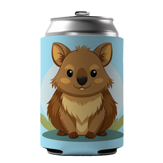 Quokka Cute Australian Animal Can Cooler Beer Soda Drink Insulated Holder Sleeve Hugger