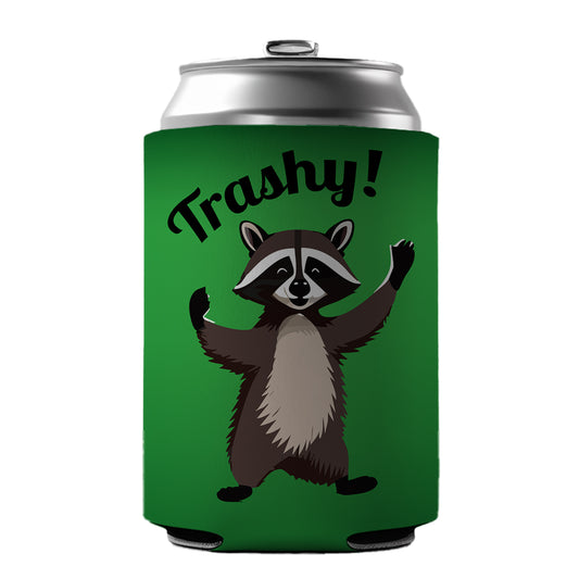 Raccoon Trashy Funny Can Cooler Beer Soda Drink Insulated Holder Sleeve Hugger