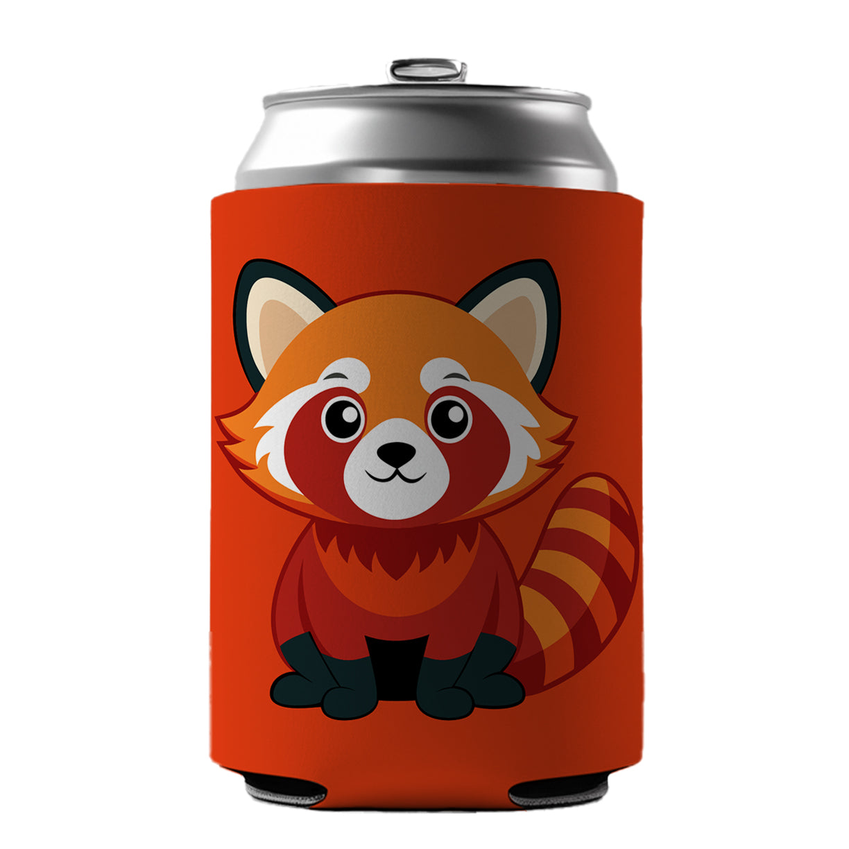 Red Panda Cute Can Cooler Beer Soda Drink Insulated Holder Sleeve Hugger