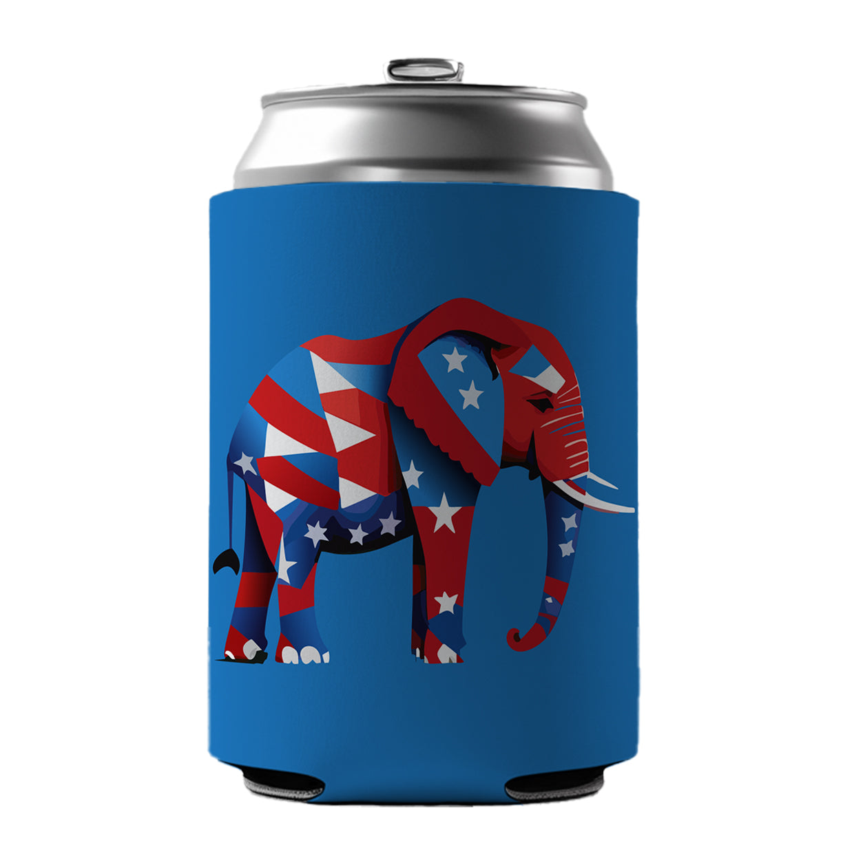 Republican Elephant Patriotic Conservative Vote Can Cooler Beer Soda Drink Insulated Holder Sleeve Hugger