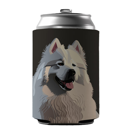 Samoyed Dog Beautiful Can Cooler Beer Soda Drink Insulated Holder Sleeve Hugger