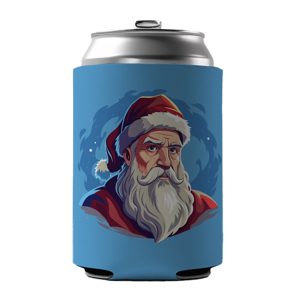 Santa Father Christmas Xmas Can Cooler Beer Soda Drink Insulated Holder Sleeve Hugger