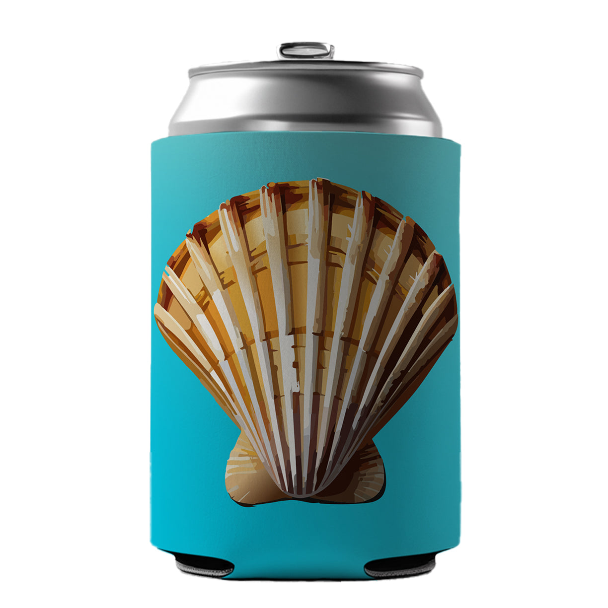 Seashell Sea Shell Ocean Beach Can Cooler Beer Soda Drink Insulated Holder Sleeve Hugger
