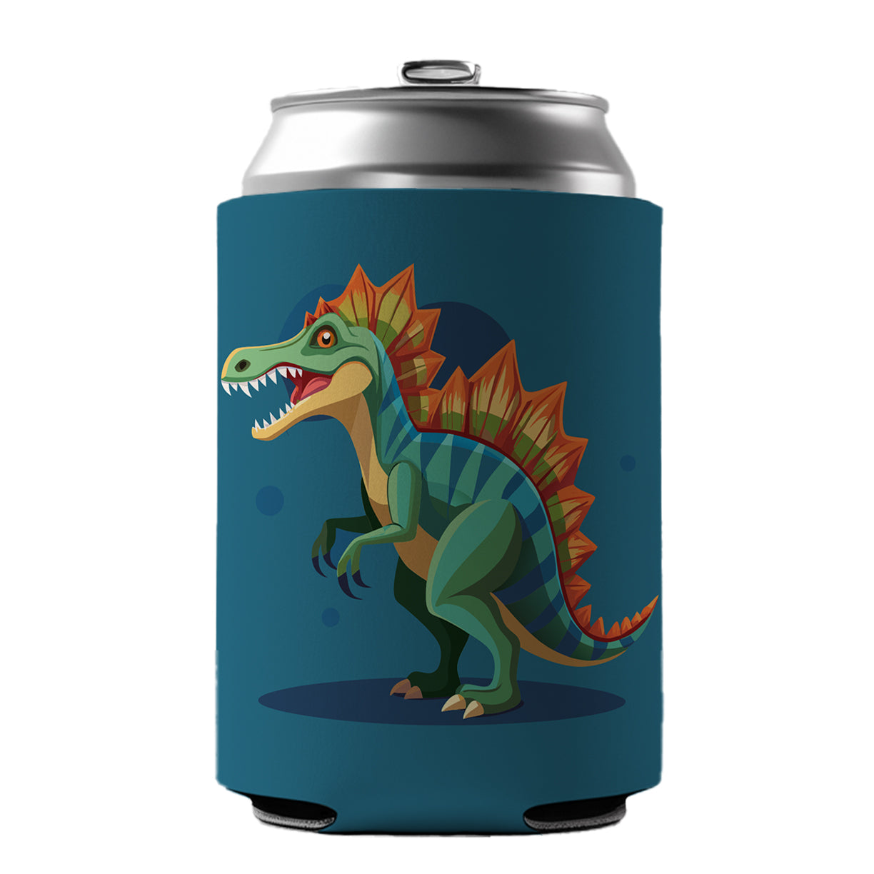 Spinosaurus Dinosaur Can Cooler Beer Soda Drink Insulated Holder Sleeve Hugger