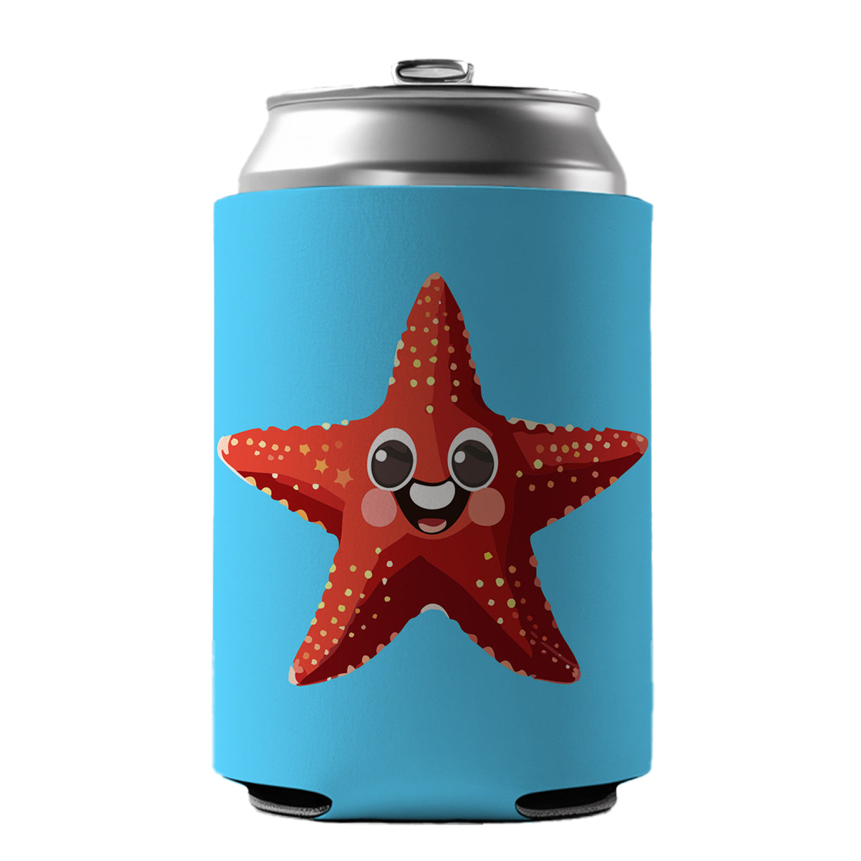 Starfish Star Fish Ocean Animal Funny Can Cooler Beer Soda Drink Insulated Holder Sleeve Hugger