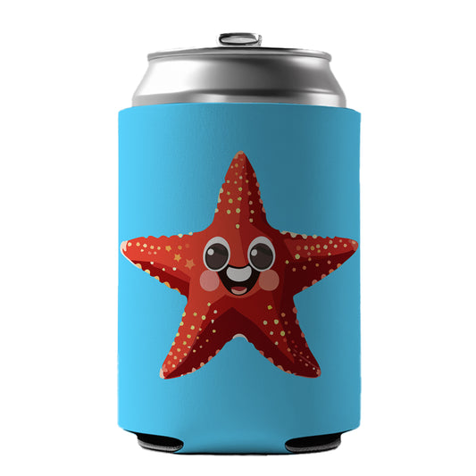 Starfish Star Fish Ocean Animal Funny Can Cooler Beer Soda Drink Insulated Holder Sleeve Hugger