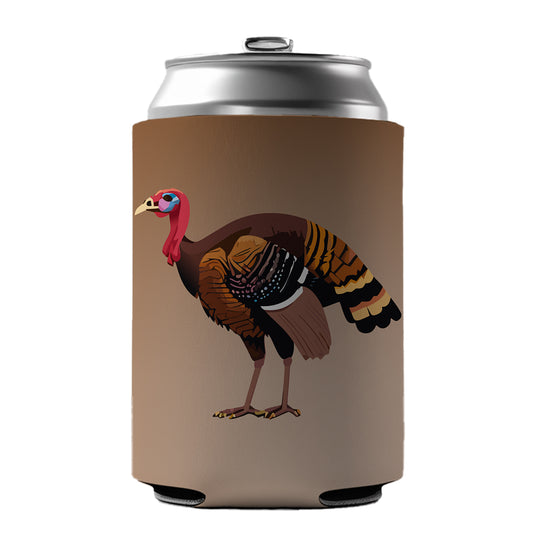 Wild Turkey Profile Can Cooler Beer Soda Drink Insulated Holder Sleeve Hugger