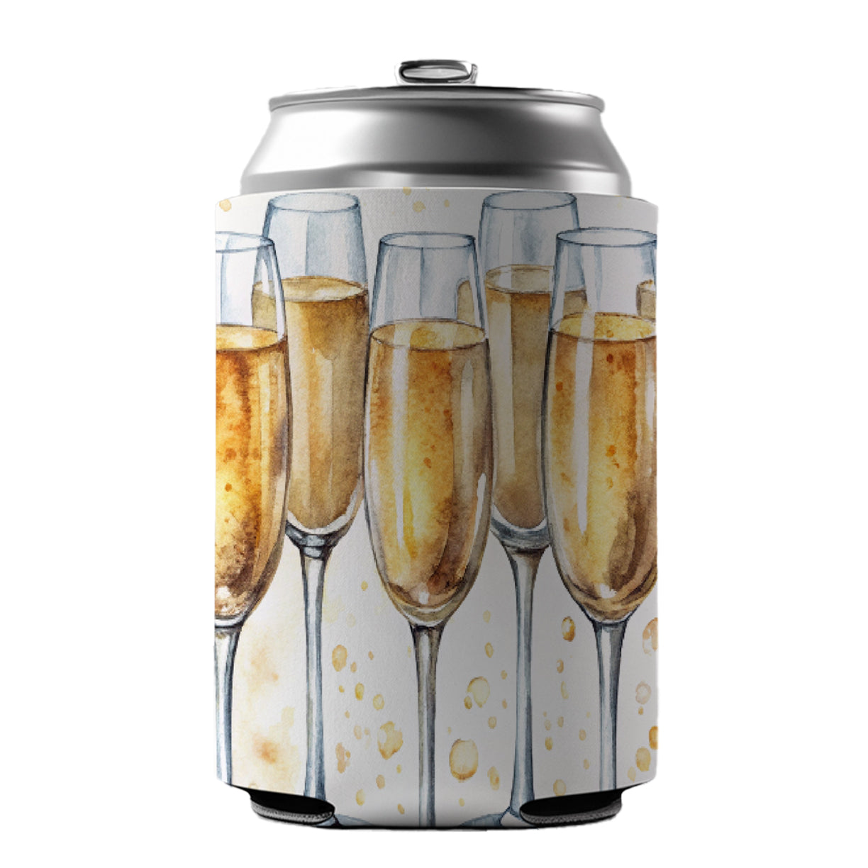 Champagne Glasses Can Cooler Beer Soda Drink Insulated Holder Sleeve Hugger