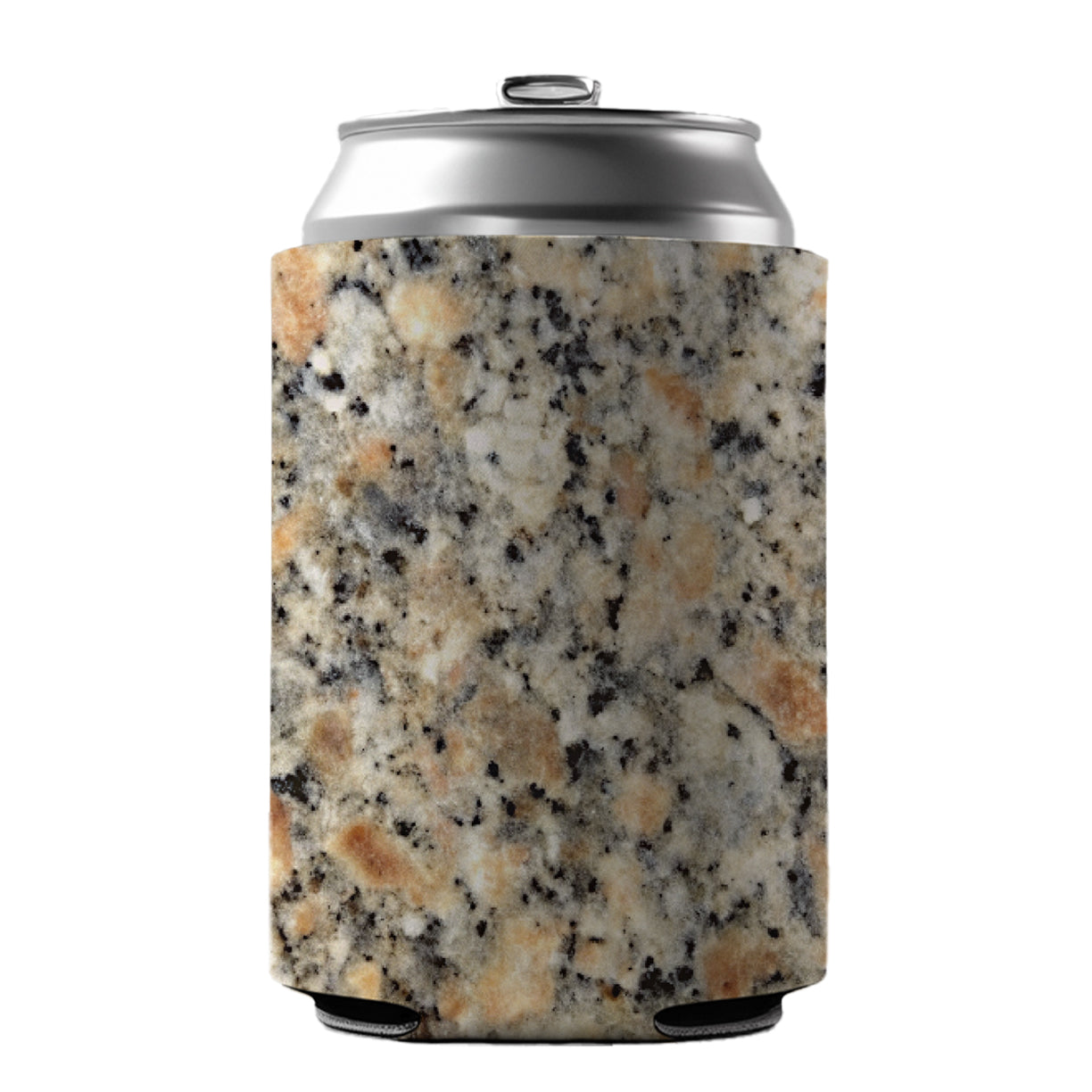 Sleek Faux Granite Can Cooler Beer Soda Drink Insulated Holder Sleeve Hugger