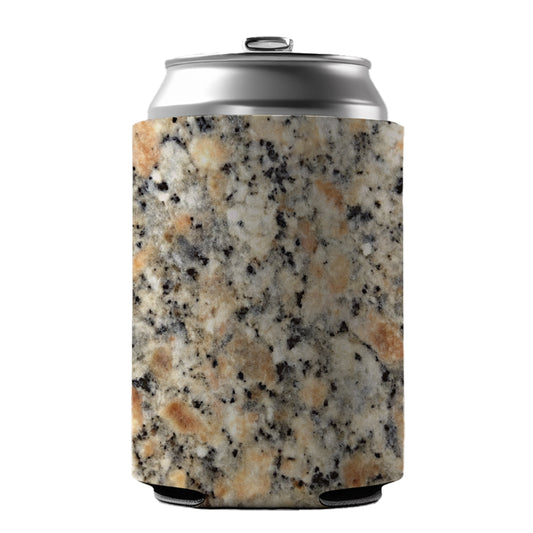 Sleek Faux Granite Can Cooler Beer Soda Drink Insulated Holder Sleeve Hugger