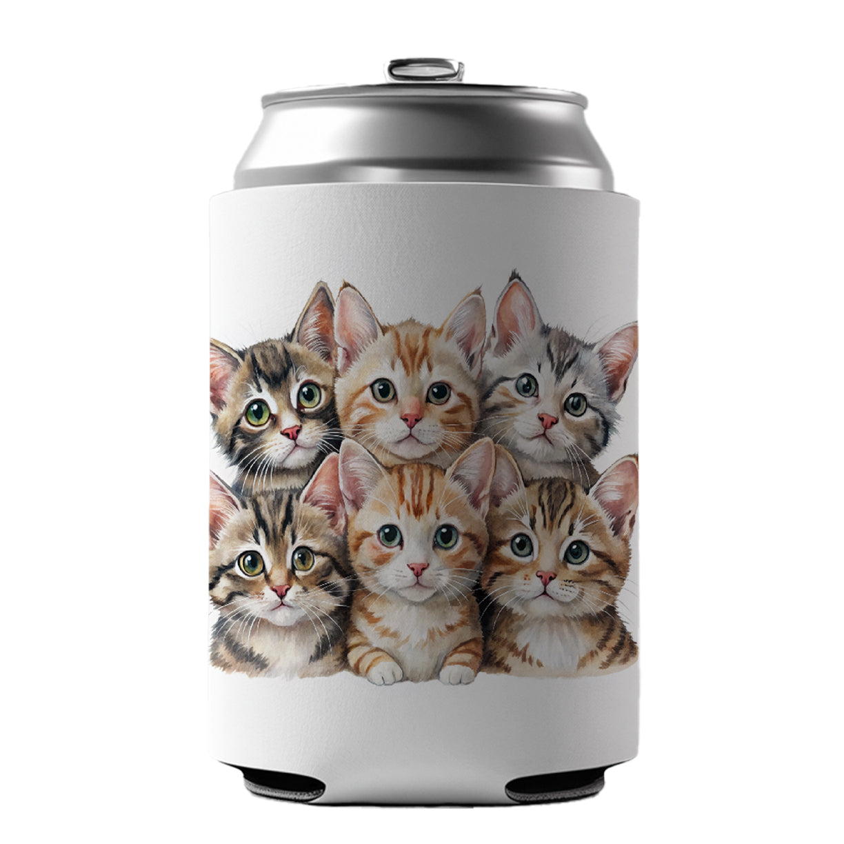 Sweet American Bobtail Cats Can Cooler Beer Soda Drink Insulated Holder Sleeve Hugger