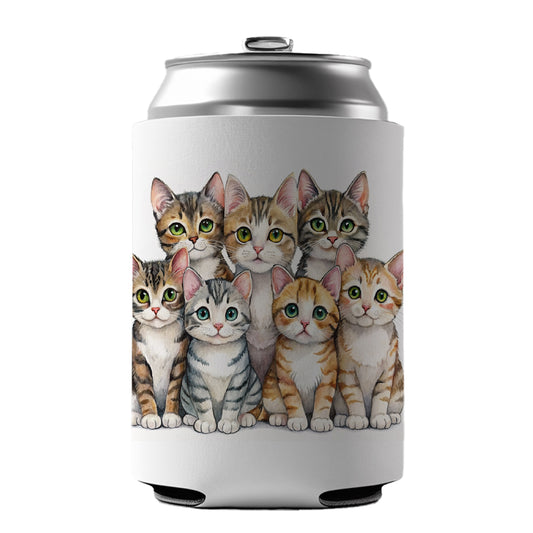 Sweet American Wirehair Cats Can Cooler Beer Soda Drink Insulated Holder Sleeve Hugger