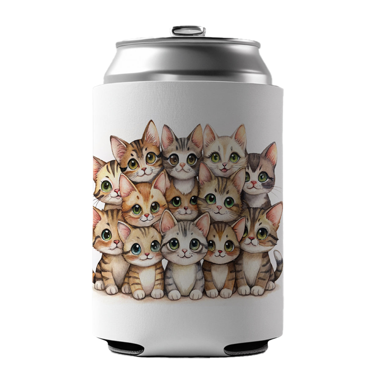 Sweet Sokoke Cats Can Cooler Beer Soda Drink Insulated Holder Sleeve Hugger