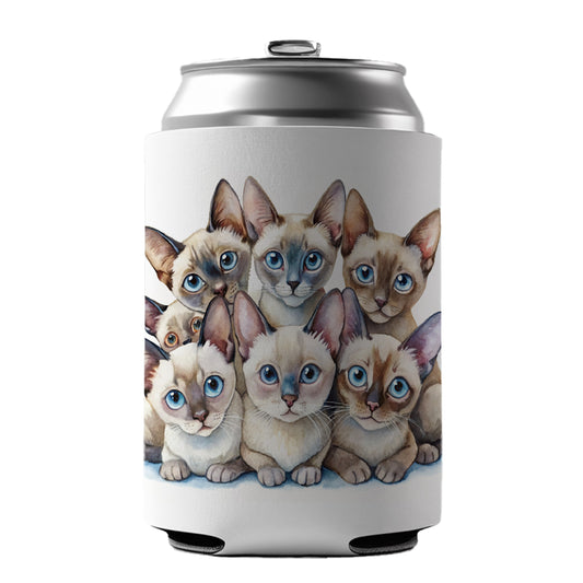 Sweet Tonkinese Cats Can Cooler Beer Soda Drink Insulated Holder Sleeve Hugger