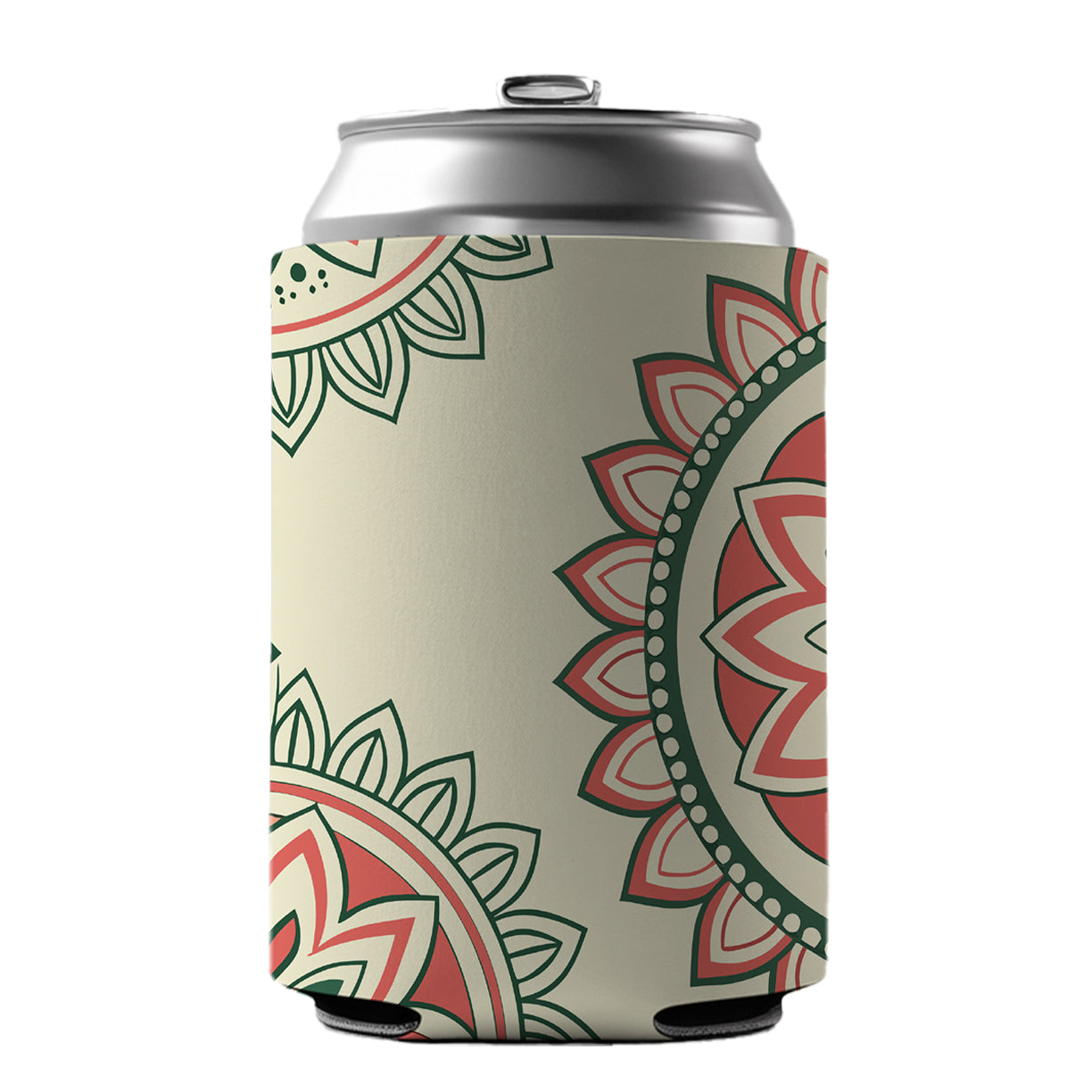 Mandala Design Can Cooler Beer Soda Drink Insulated Holder Sleeve Hugger