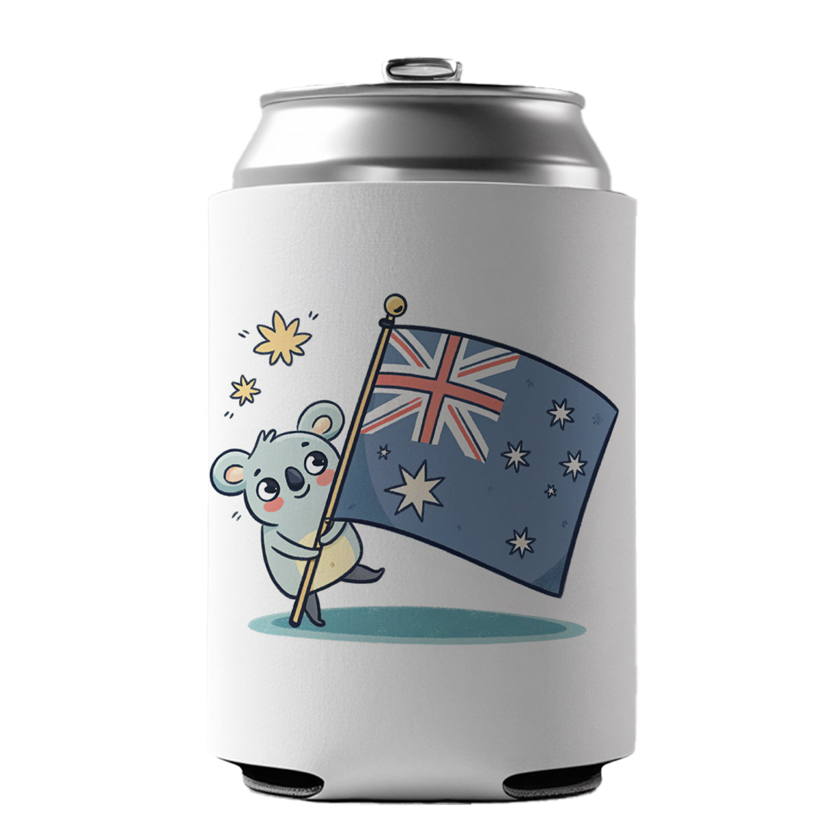 Kawaii Australian Flag Can Cooler Beer Soda Drink Insulated Holder Sleeve Hugger