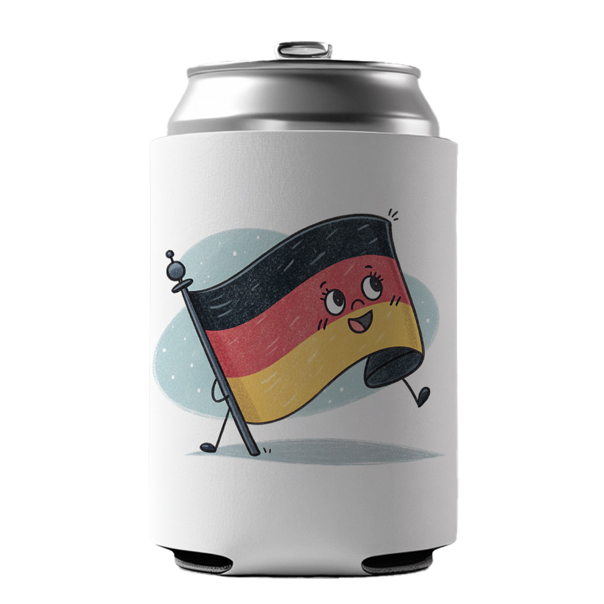Kawaii Germany Flag Can Cooler Beer Soda Drink Insulated Holder Sleeve Hugger