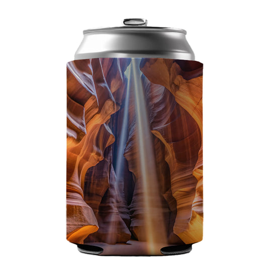 Antelope Slot Canyon Light Beams Utah Nevada Can Cooler Beer Soda Drink Insulated Holder Sleeve Hugger