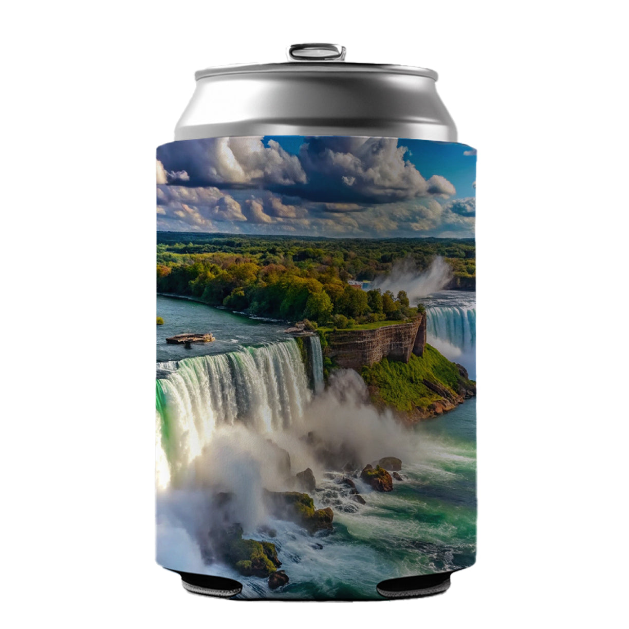 Niagara Falls New York Can Cooler Beer Soda Drink Insulated Holder Sleeve Hugger