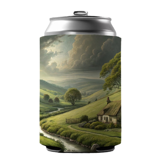 Pastoral Country Landscape Can Cooler Beer Soda Drink Insulated Holder Sleeve Hugger