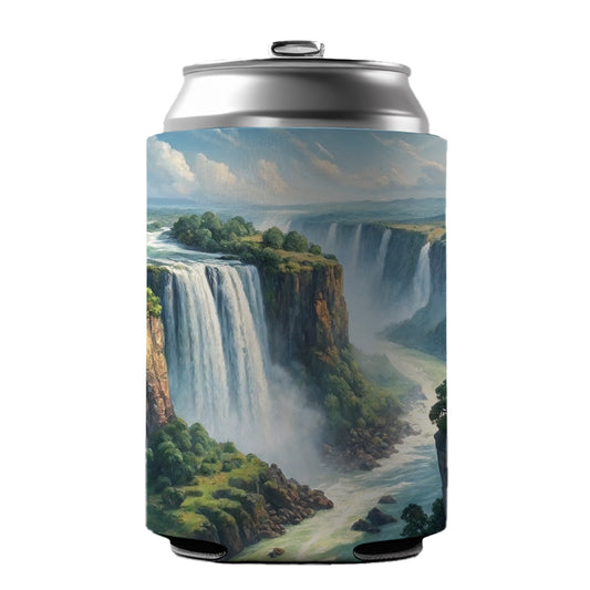 Victoria Falls Zimbabwe Zambia Africa Can Cooler Beer Soda Drink Insulated Holder Sleeve Hugger