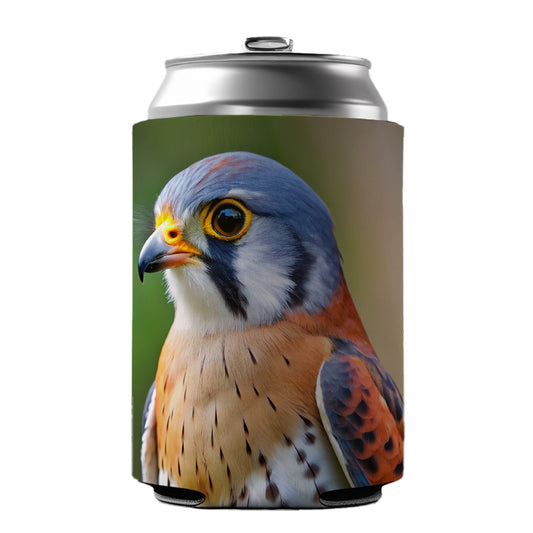 American Kestrel Raptor Bird Of Prey Can Cooler Beer Soda Drink Insulated Holder Sleeve Hugger