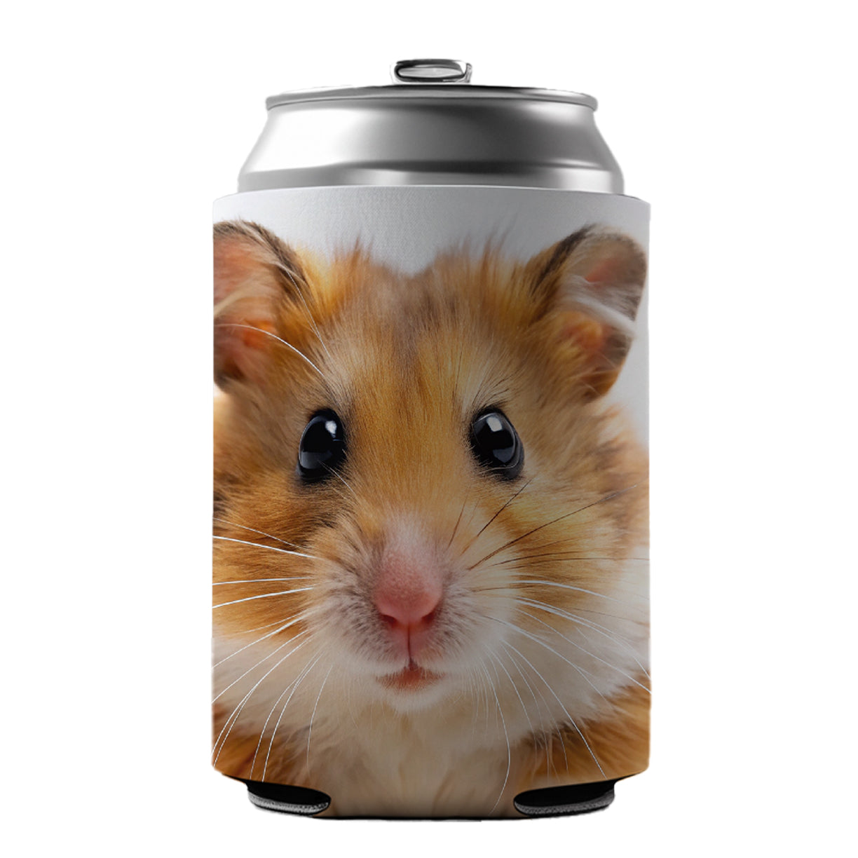 Hamster Can Cooler Beer Soda Drink Insulated Holder Sleeve Hugger