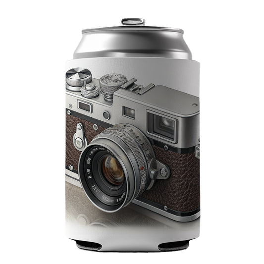 Retro 35mm Photography Camera Can Cooler Beer Soda Drink Insulated Holder Sleeve Hugger