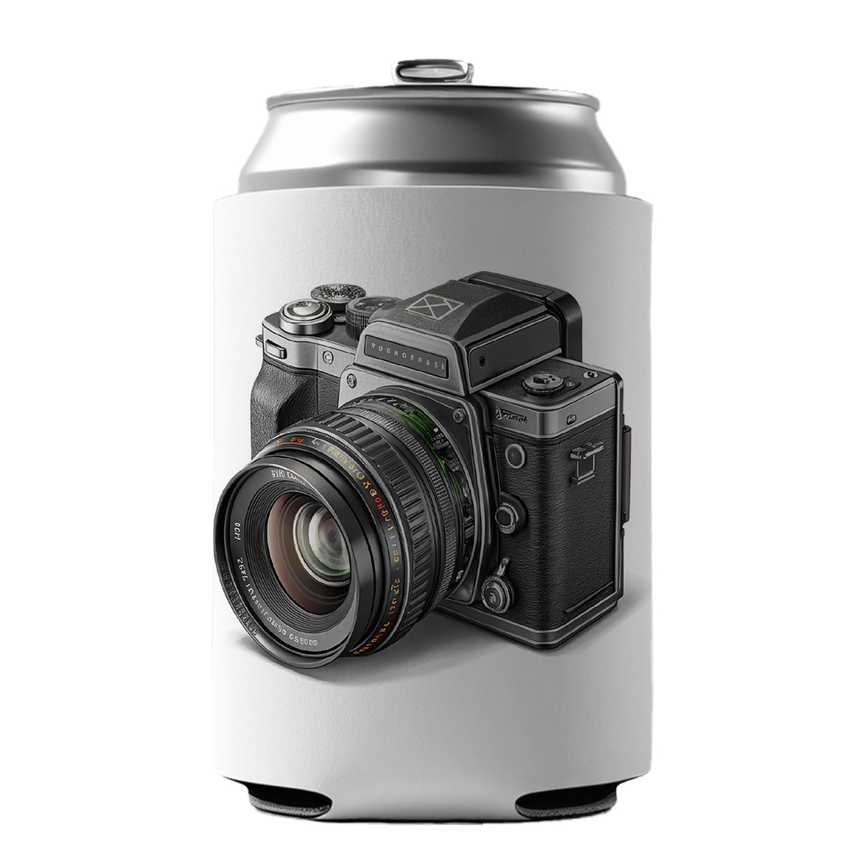 Retro Medium Format Photography Camera Can Cooler Beer Soda Drink Insulated Holder Sleeve Hugger