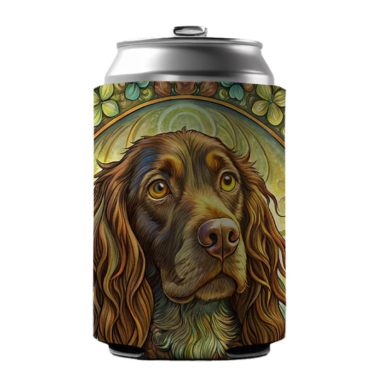 Boykin Spaniel Dog Art Nouveau Can Cooler Beer Soda Drink Insulated Holder Sleeve Hugger