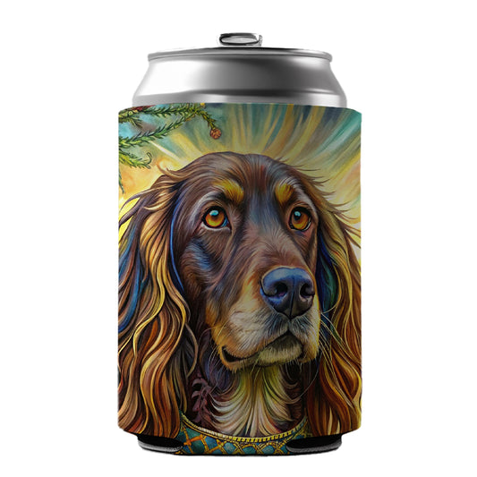 Boykin Spaniel Dog Bohemian Art Can Cooler Beer Soda Drink Insulated Holder Sleeve Hugger
