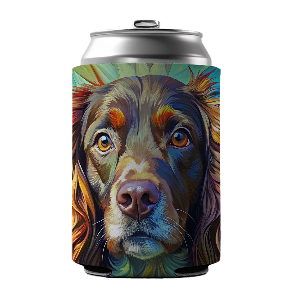 Boykin Spaniel Dog Pop Art Can Cooler Beer Soda Drink Insulated Holder Sleeve Hugger