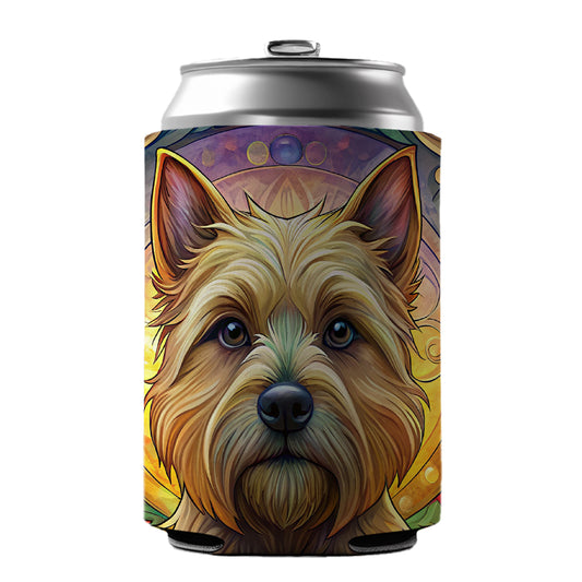 Cairn Terrier Dog Art Nouveau Can Cooler Beer Soda Drink Insulated Holder Sleeve Hugger