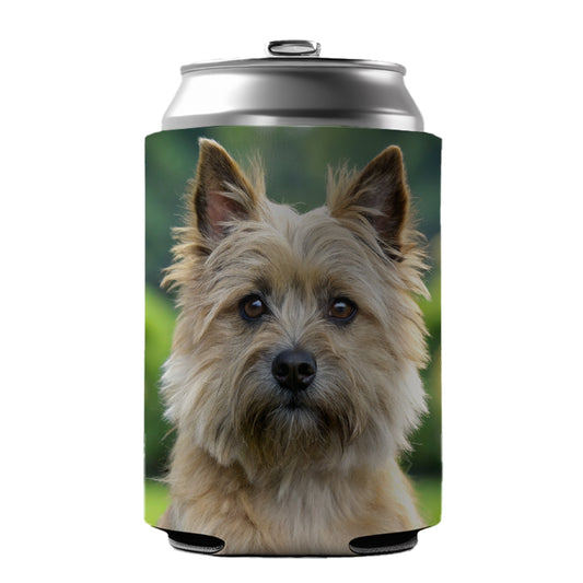 Cairn Terrier Dog Photo Can Cooler Beer Soda Drink Insulated Holder Sleeve Hugger