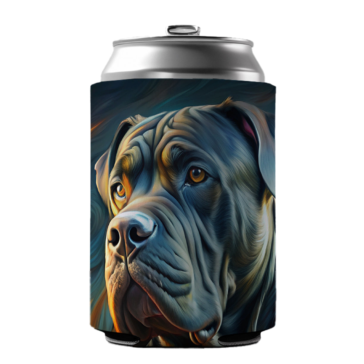 Cane Corso Dog Abstract Stylized Art Can Cooler Beer Soda Drink Insulated Holder Sleeve Hugger