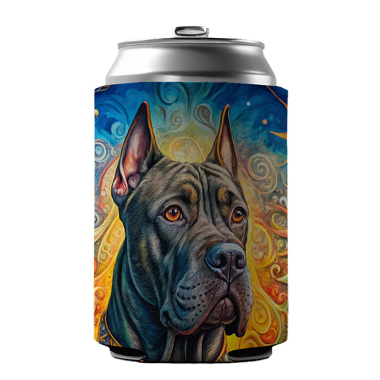 Cane Corso Dog Bohemian Art Can Cooler Beer Soda Drink Insulated Holder Sleeve Hugger