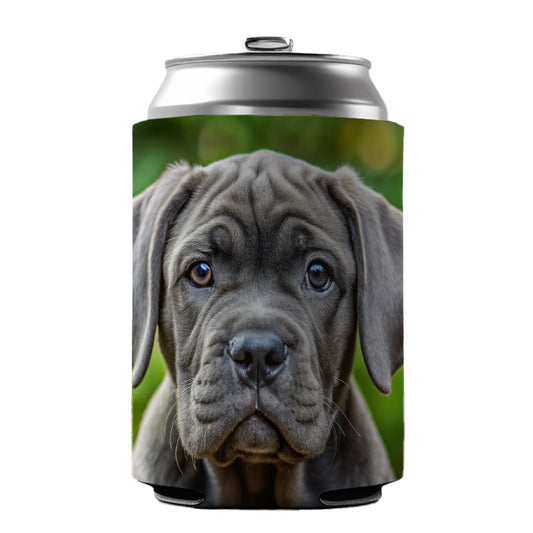 Cane Corso Dog Puppy Photo Can Cooler Beer Soda Drink Insulated Holder Sleeve Hugger