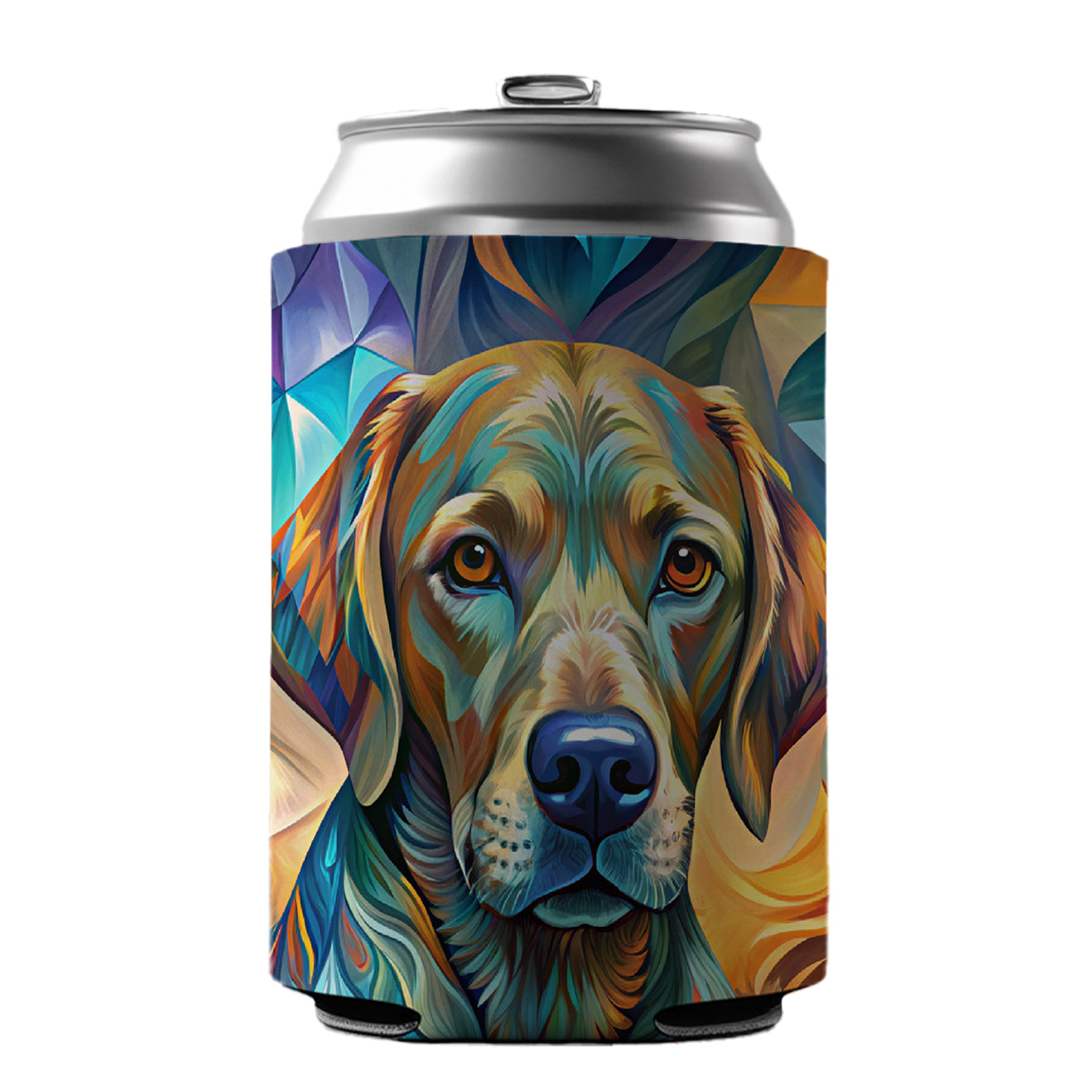 Chesapeake Bay Retriever Dog Abstract Stylized Art Can Cooler Beer Soda Drink Insulated Holder Sleeve Hugger