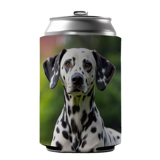 Dalmatian Dog Photo Can Cooler Beer Soda Drink Insulated Holder Sleeve Hugger
