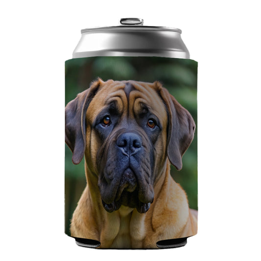 Mastiff Dog Photo Can Cooler Beer Soda Drink Insulated Holder Sleeve Hugger